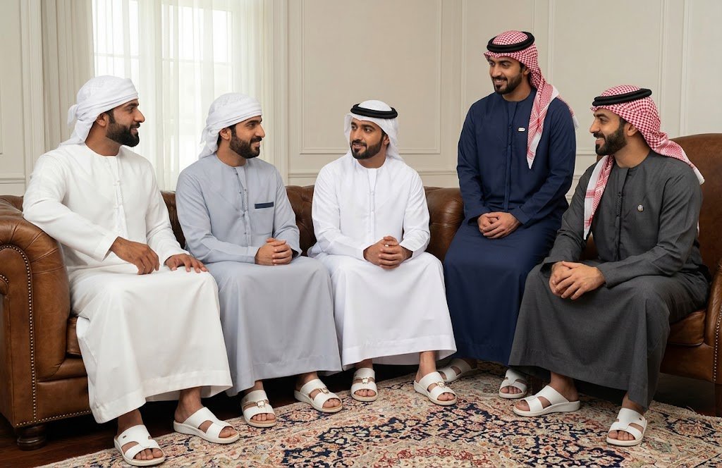 Buy a kandura in Dubai from Al Telal Gents Fashion's traditional collection