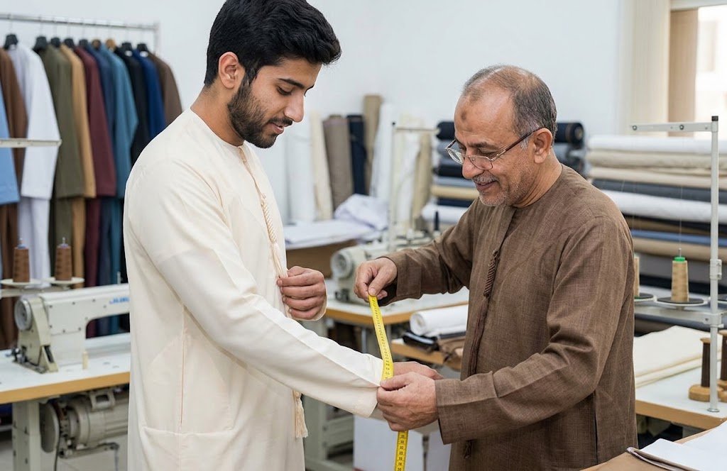 Where to buy a kandura in Dubai with custom tailoring and personal measurements